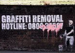 Banksy's kommentar till nolltoleransen